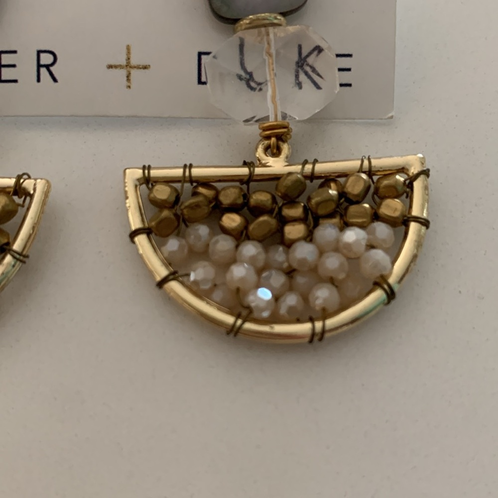 Shiver + Duke stone beaded earrings - Picture 4 of 6